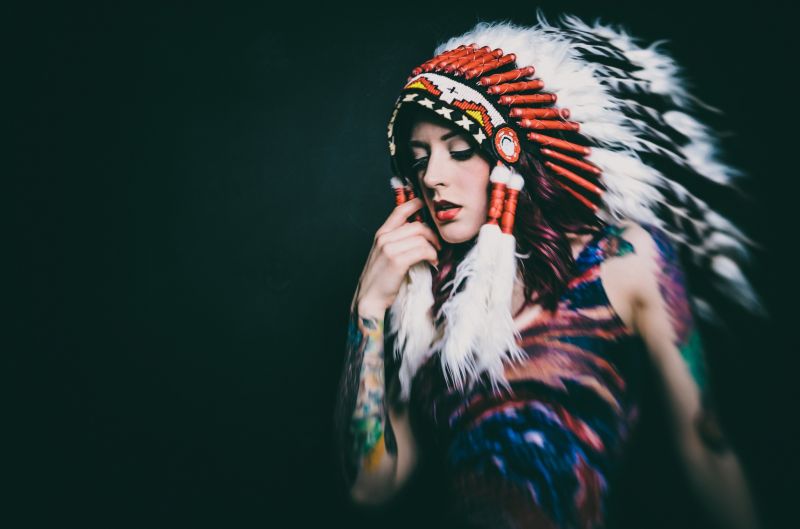 ženy, model, fotografování, peří, Červené, zpěv ženy, model, fotografování, peří, Červené, zpěv