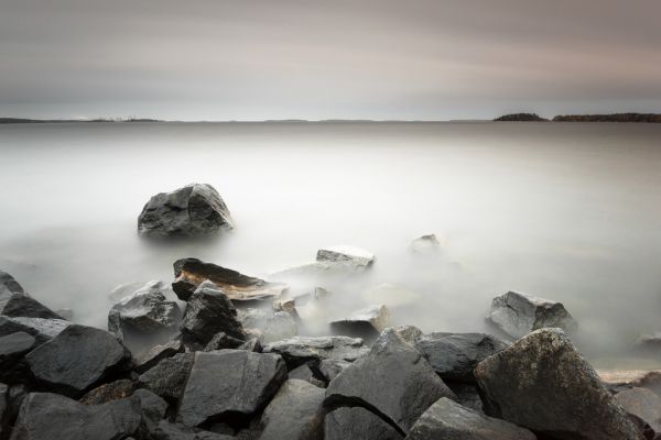 landscape,sea,lake,water,fall,rock