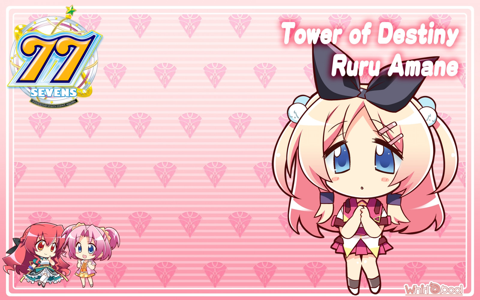 illustrazione, cartone animato, Amane Ruru, ragazza, simpatico, 77, font, per favore