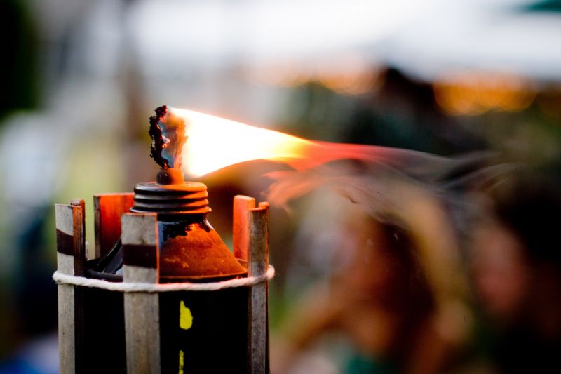 Červené, oheň, světlo, fotografování, žlutý, ráno