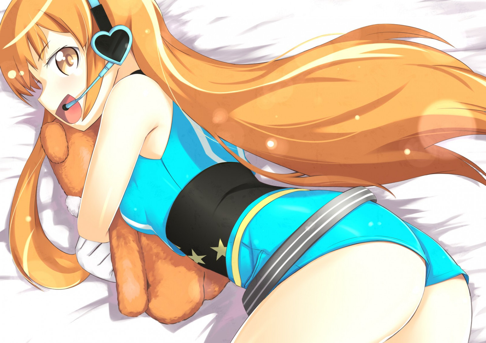 ilustrace, anime, kreslená pohádka, vlasy, pusa, ecchi, paže, mangaka