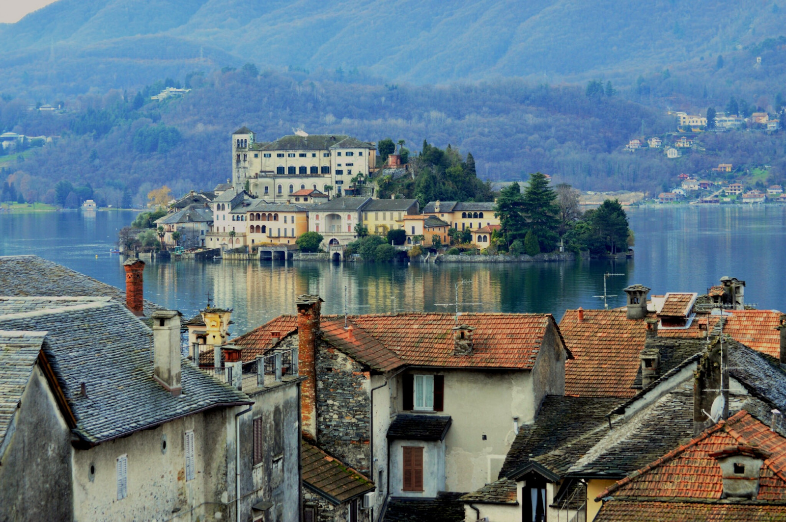 panoráma, lago, paesaggio, lagodorta, ortasangiulio, lefotodiannae