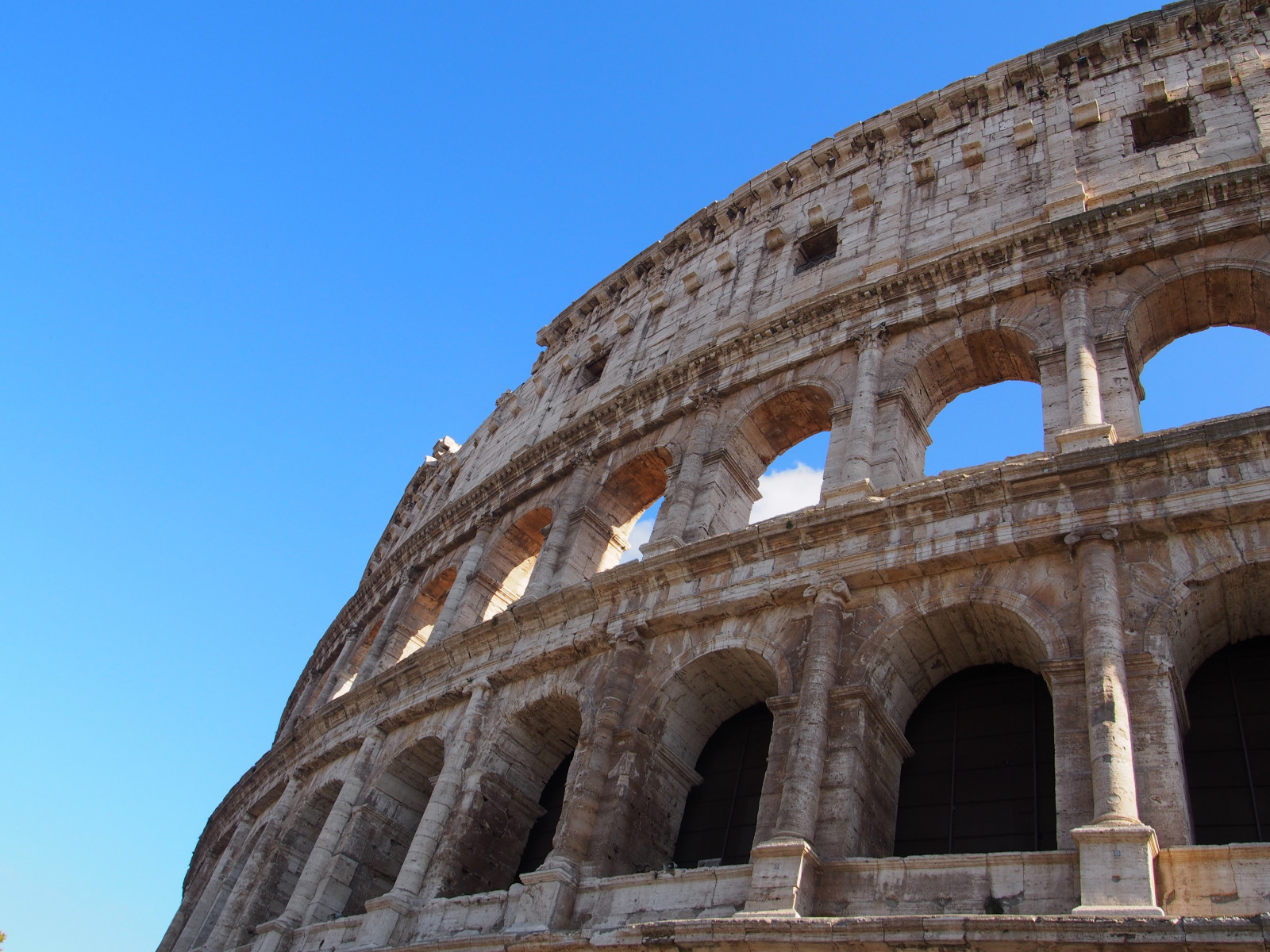 Wallpaper : Italy, building, column, arch, Rome, ruins, structure ...