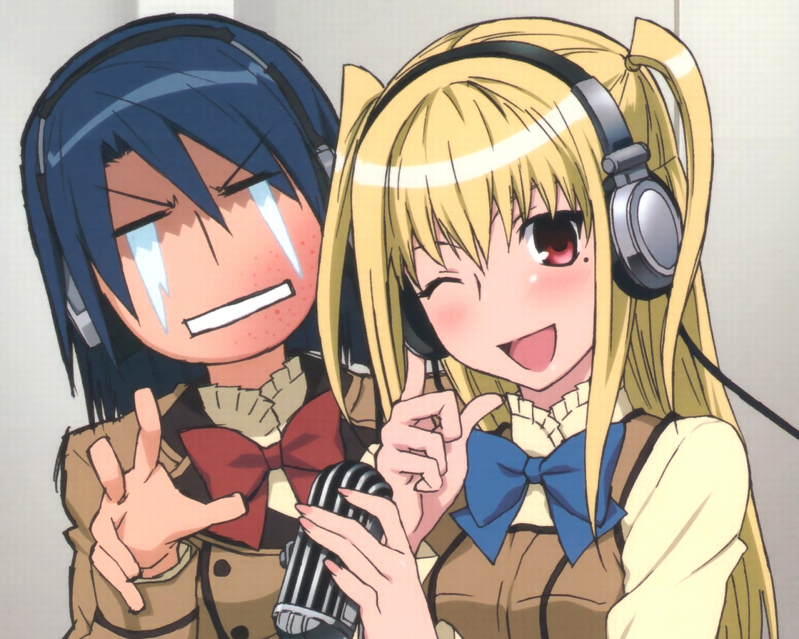 illustration, anime, Anime piger, tegneserie, tegneserier, Maria Holic, SHID Mariya, Miyamae Kanako, skitse, mangaka