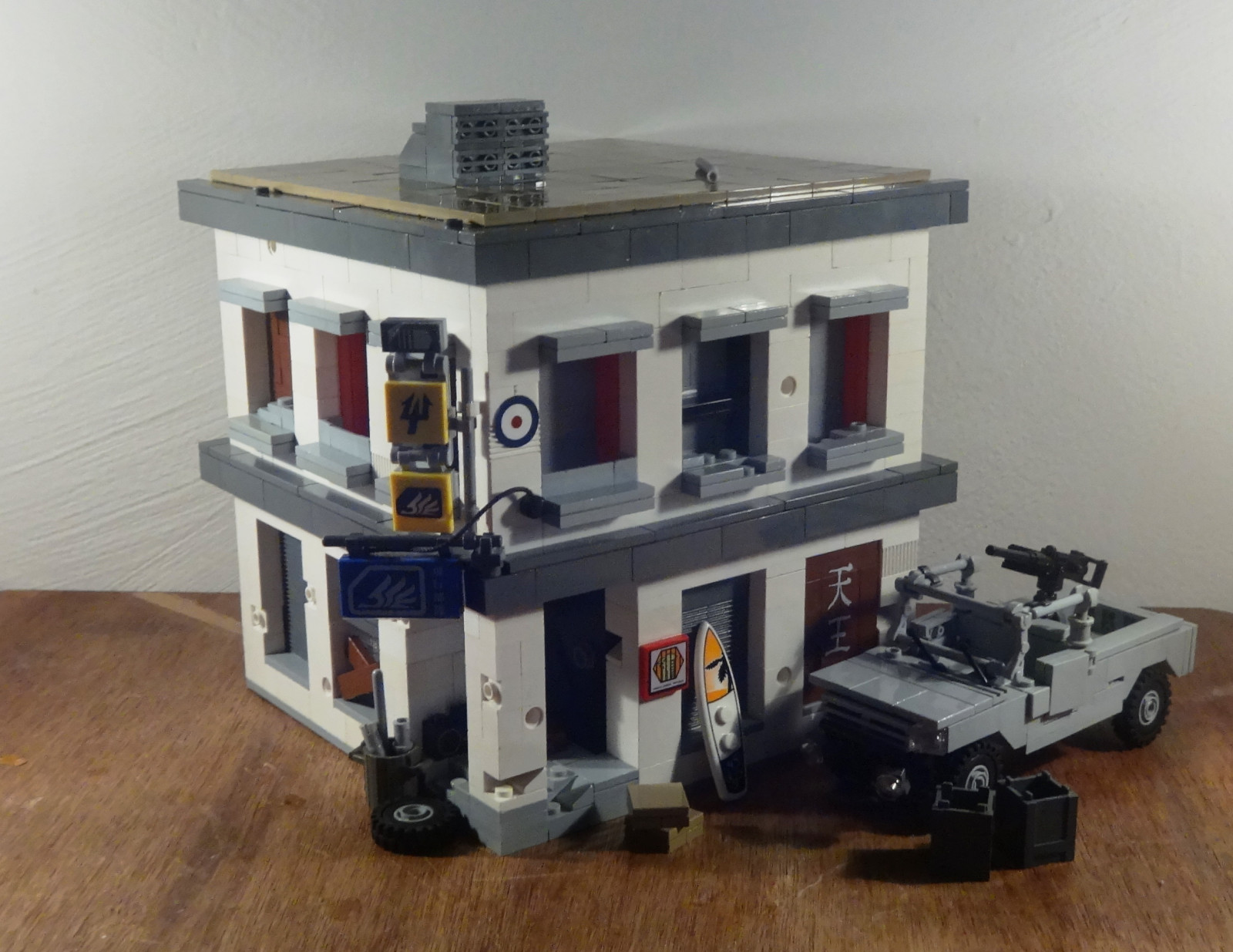 budova, bar, hospoda, LEGO, velký, hospůdka, stojatá voda, brickarms