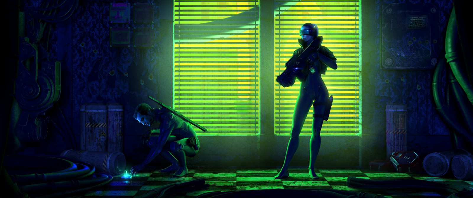 Wallpaper fantasy art, artwork, light, stage, darkness, screenshot