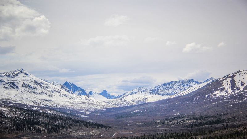 Landschaft, Berge, Natur, Schnee, Winter, Tal Landschaft, Berge, Natur, Schnee, Winter, Tal