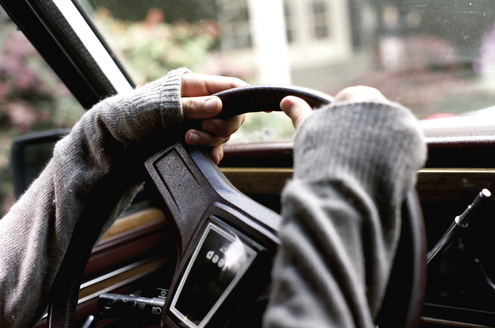 santa, ca, film, 35MM, Džíp, velký, barbara, Wagoneer