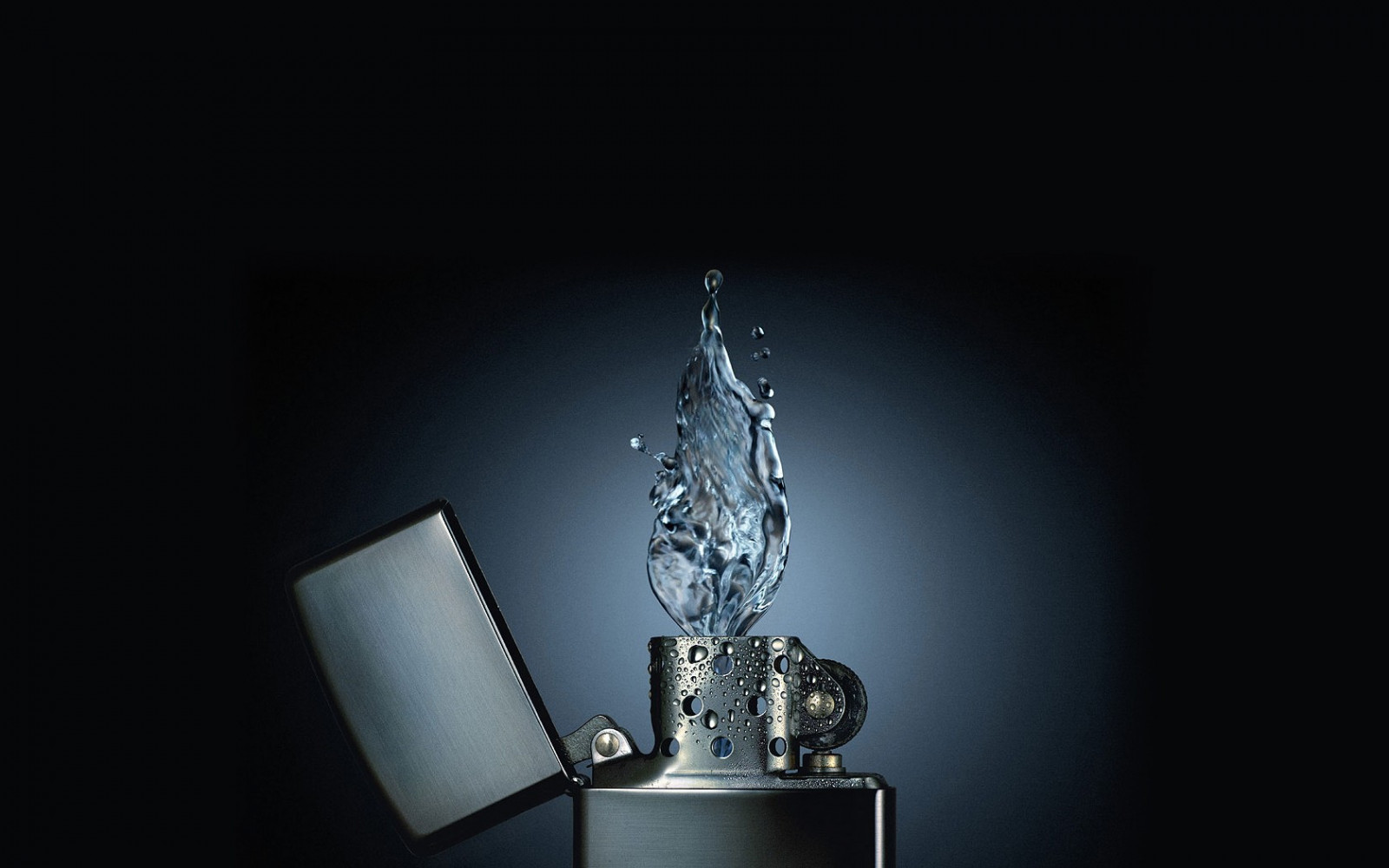 Wallpaper air, korek api, zippo, cahaya, penerangan, kegelapan, lampu