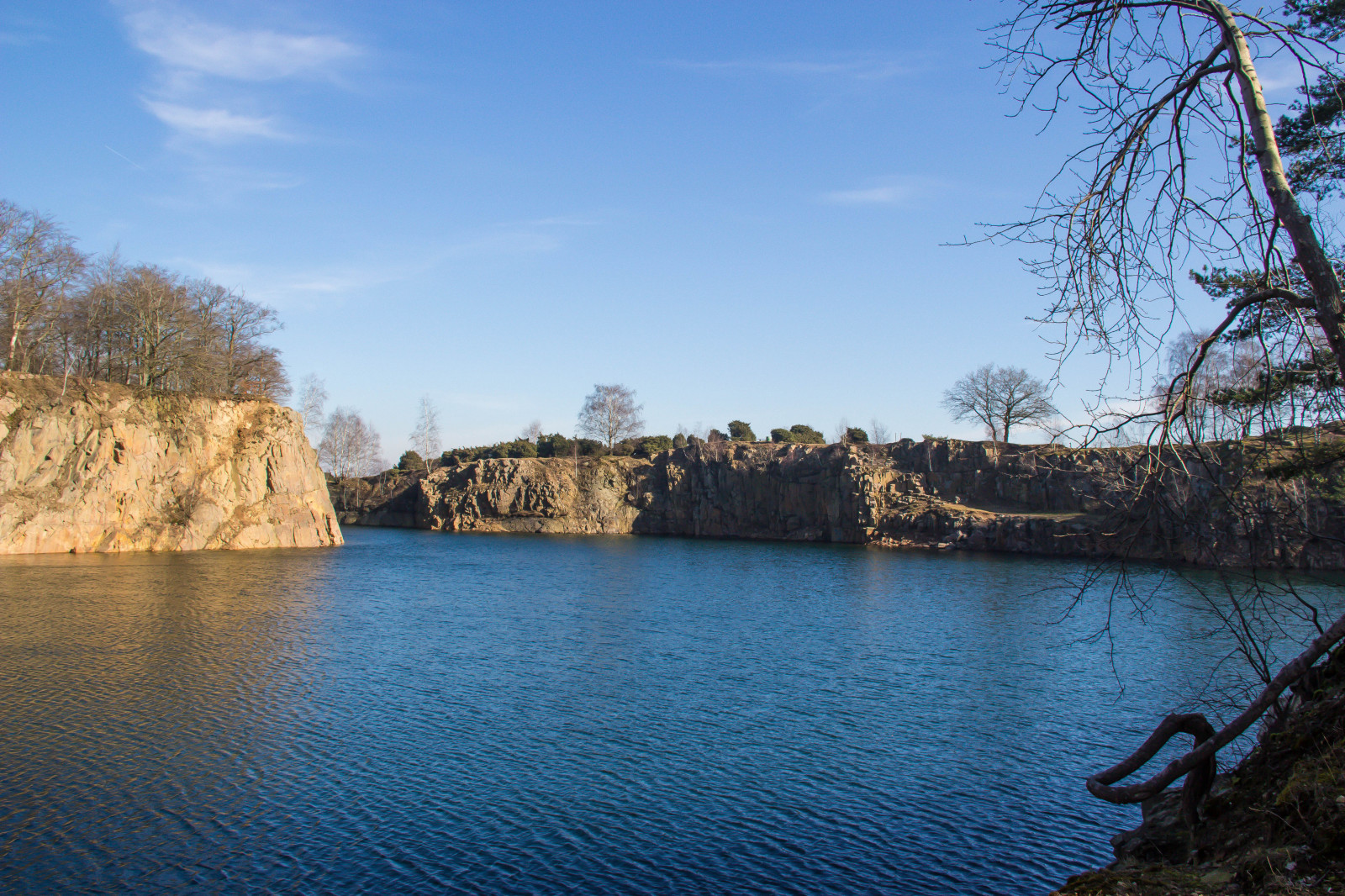 Wallpaper landscape, sea, lake, reflection, river, pond, tree, vatten