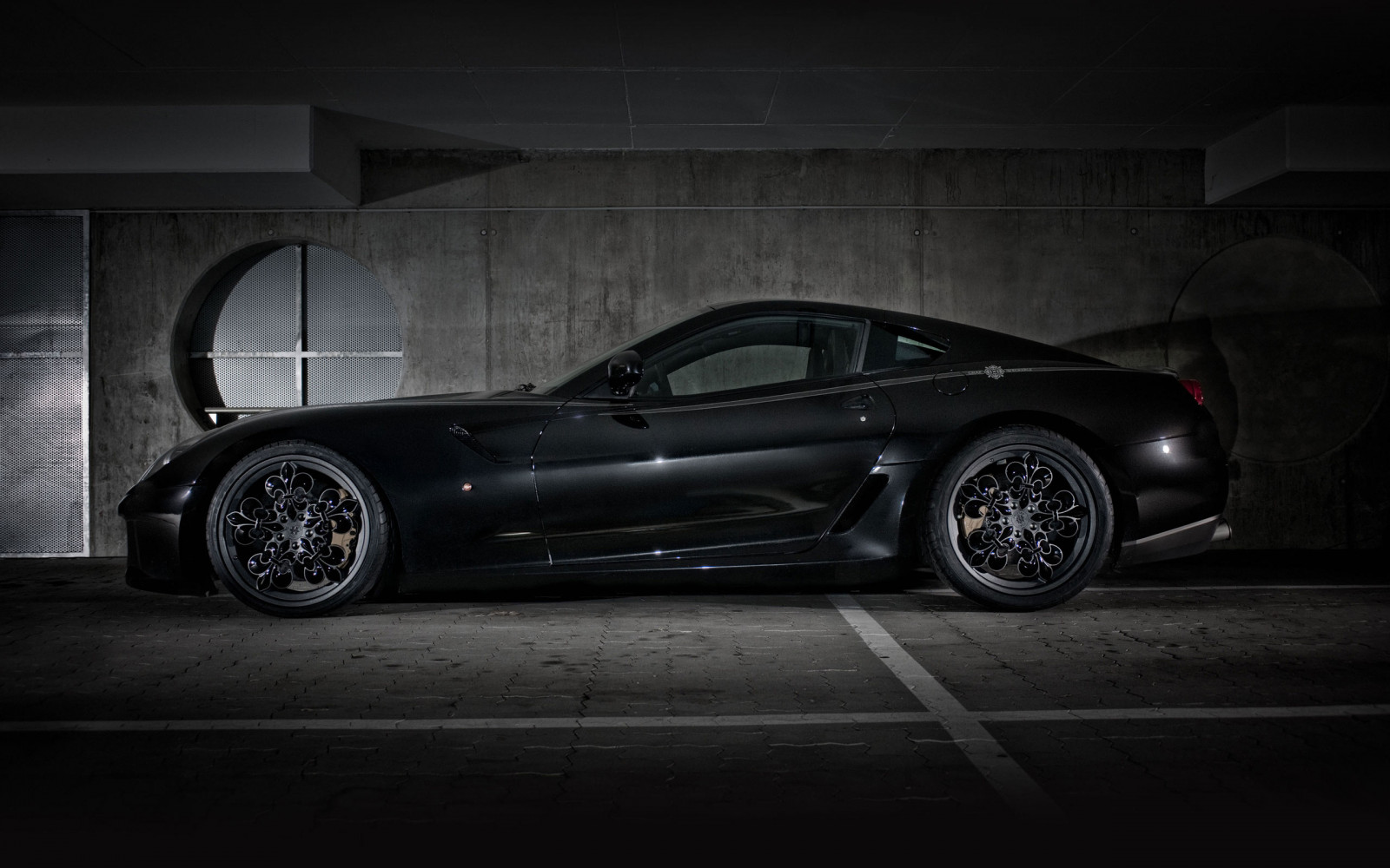 bil, køretøj, Mercedes Benz, sportsvogn, Ferrari, 2013, ydeevne bil, netcarshow, netcar, bil billeder, bil foto, 599 GTB Fiorano Comte Noir af Graf Weckerle, hjul, superbil, jord køretøj, bildesign, bil make, konceptbil, muskel bil