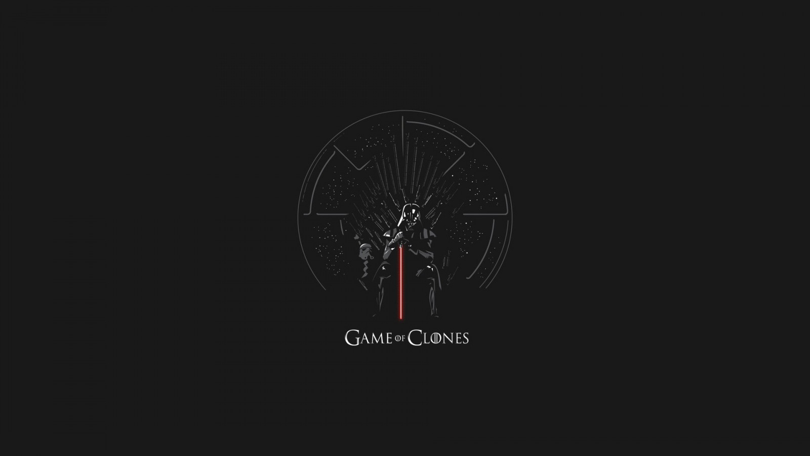 Wallpaper Illustration Star Wars Minimalism Crossover Circle Game Of Thrones Darth Vader 