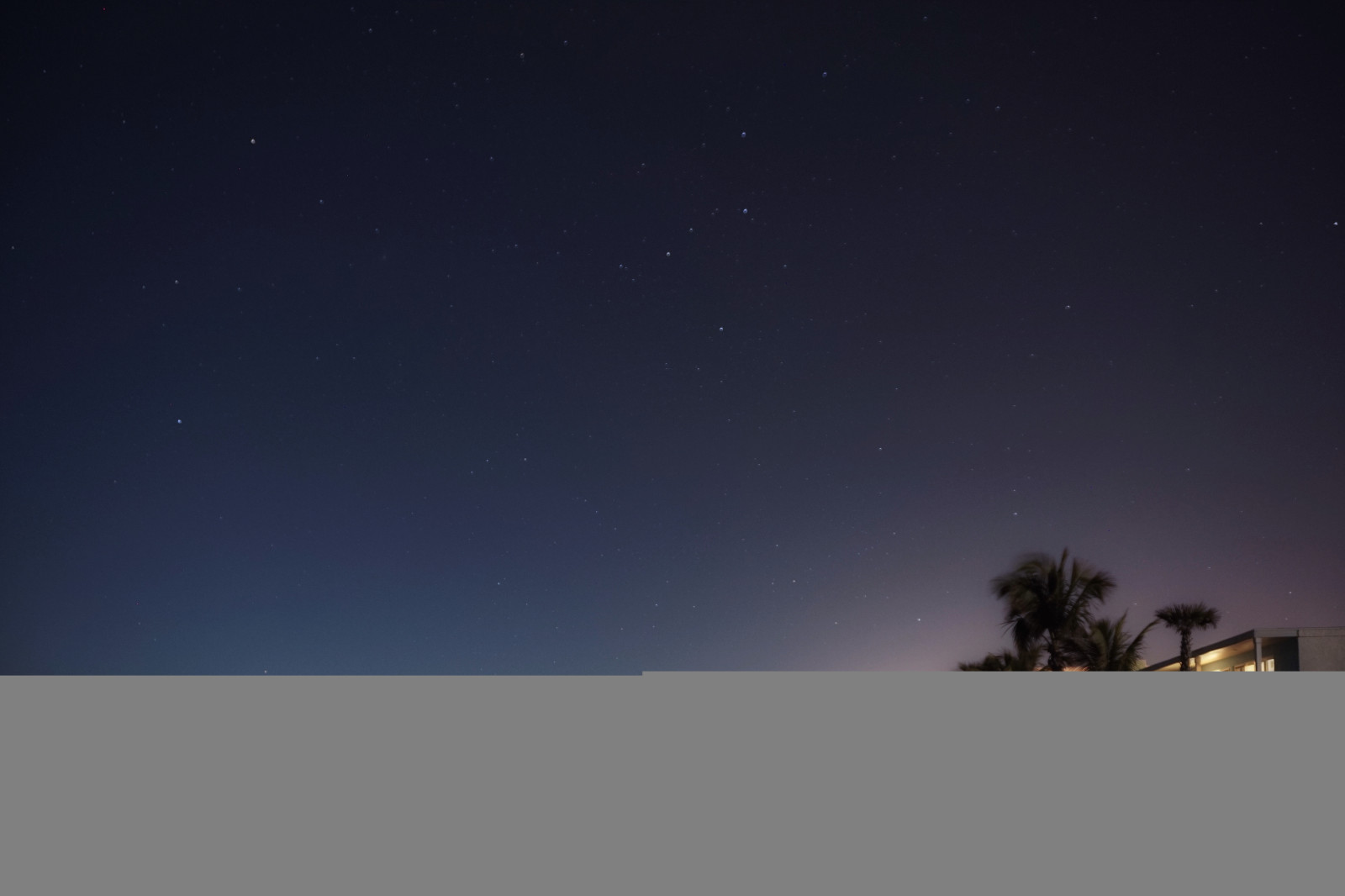 Wallpaper dark, night, sand, sky, beach, house, moonlight, USA