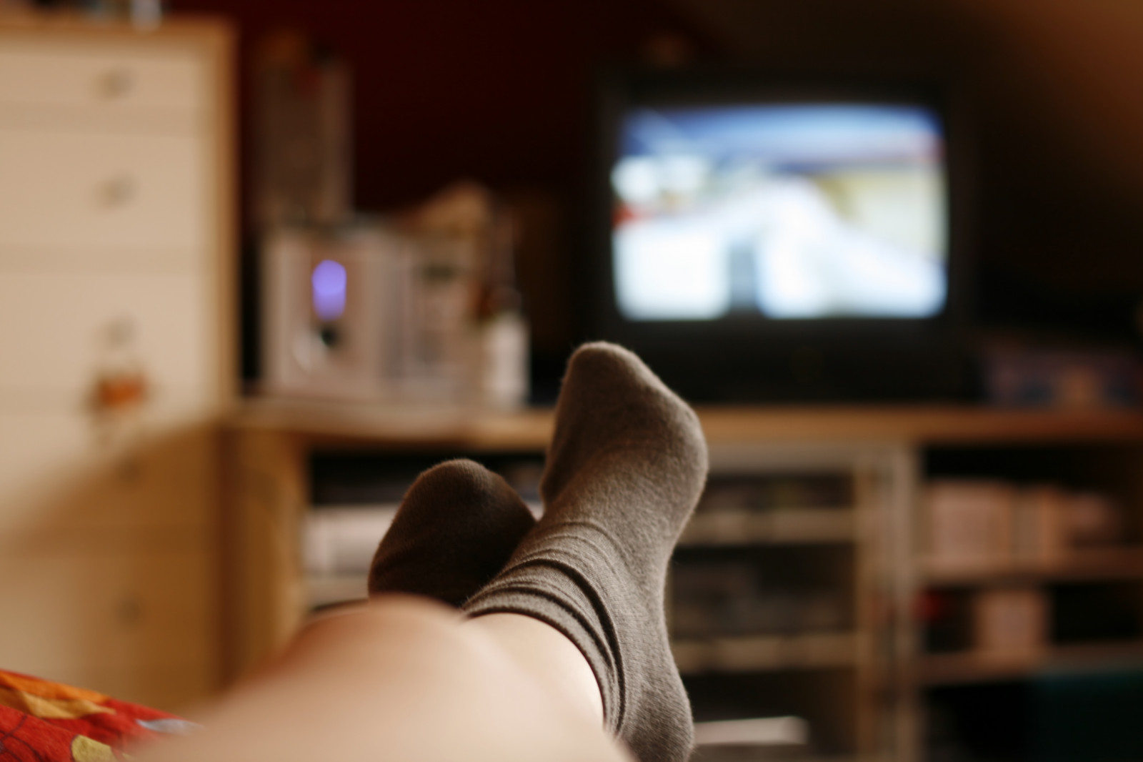 Germania, tv, Duisburg, ragazza, mano, dito, gamba, olimpico, mobilia, blues, Olimpia, media, dispositivo elettronico, Kater, televisione