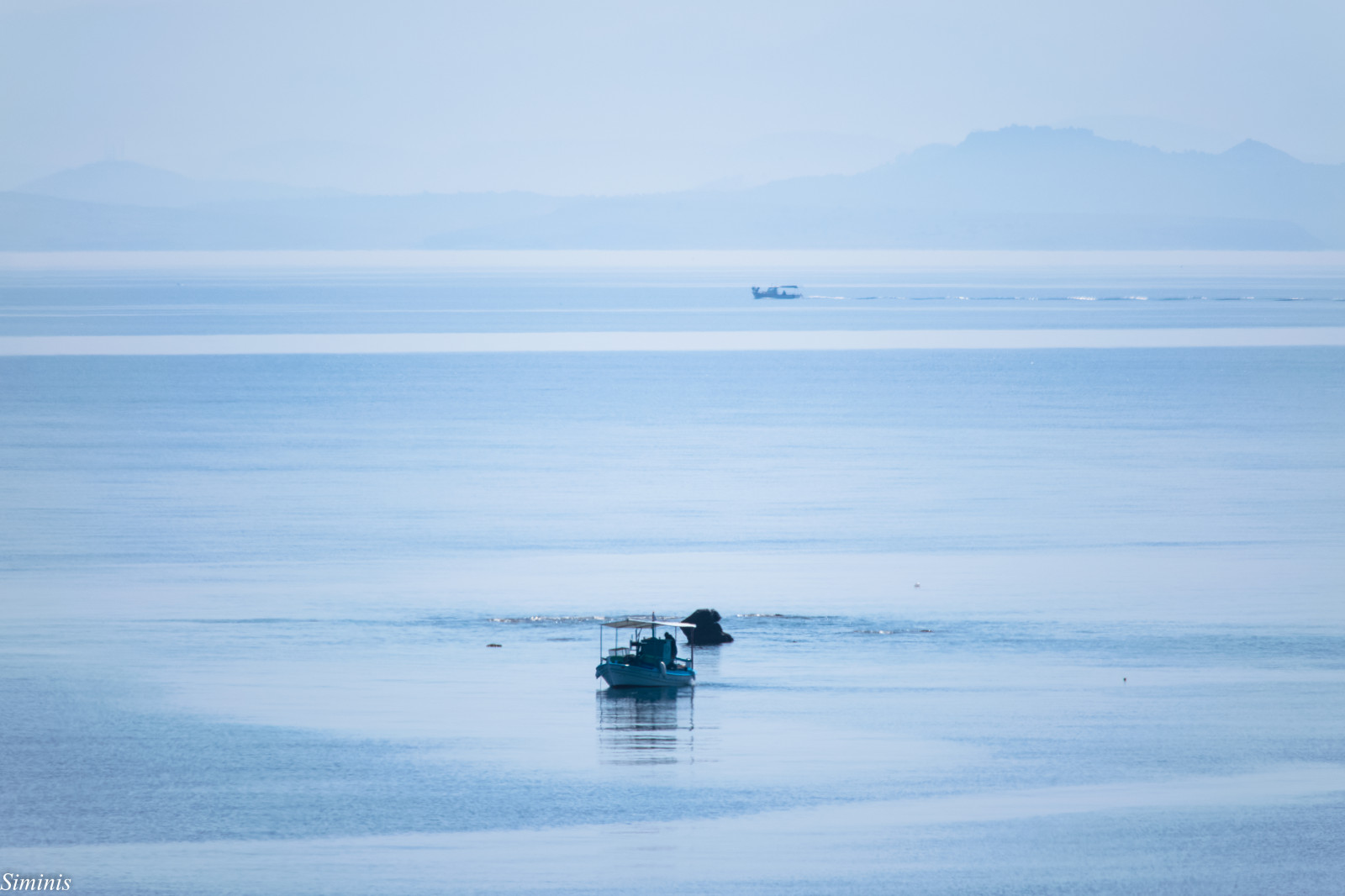 svět, modrý, moře, čáry, egejský, uklidnit, Řecko, Klid, klidný, fishingboats, rybářská loď, Mytilene, Egejské moře, siminis, Inablueworld