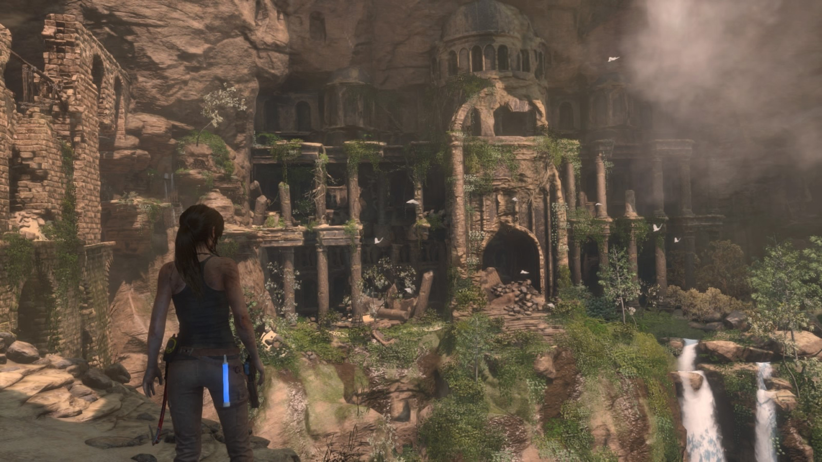 Wallpaper Playstation 4, rimba, Lara Croft, Tomb Raider, screenshot