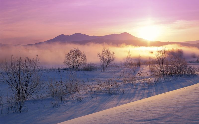 Japan, sunlight, landscape, sunset, lake, reflection Japan, sunlight, landscape, sunset, lake, reflection