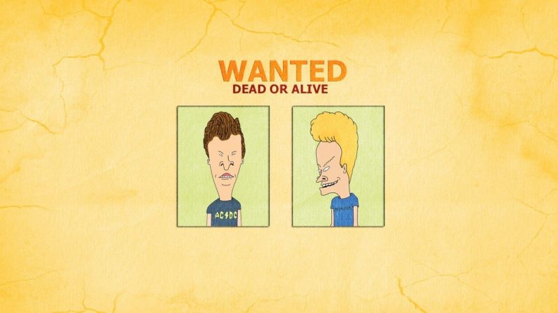 Beavis a zadní část, 1366x768 px Beavis a zadní část, 1366x768 px