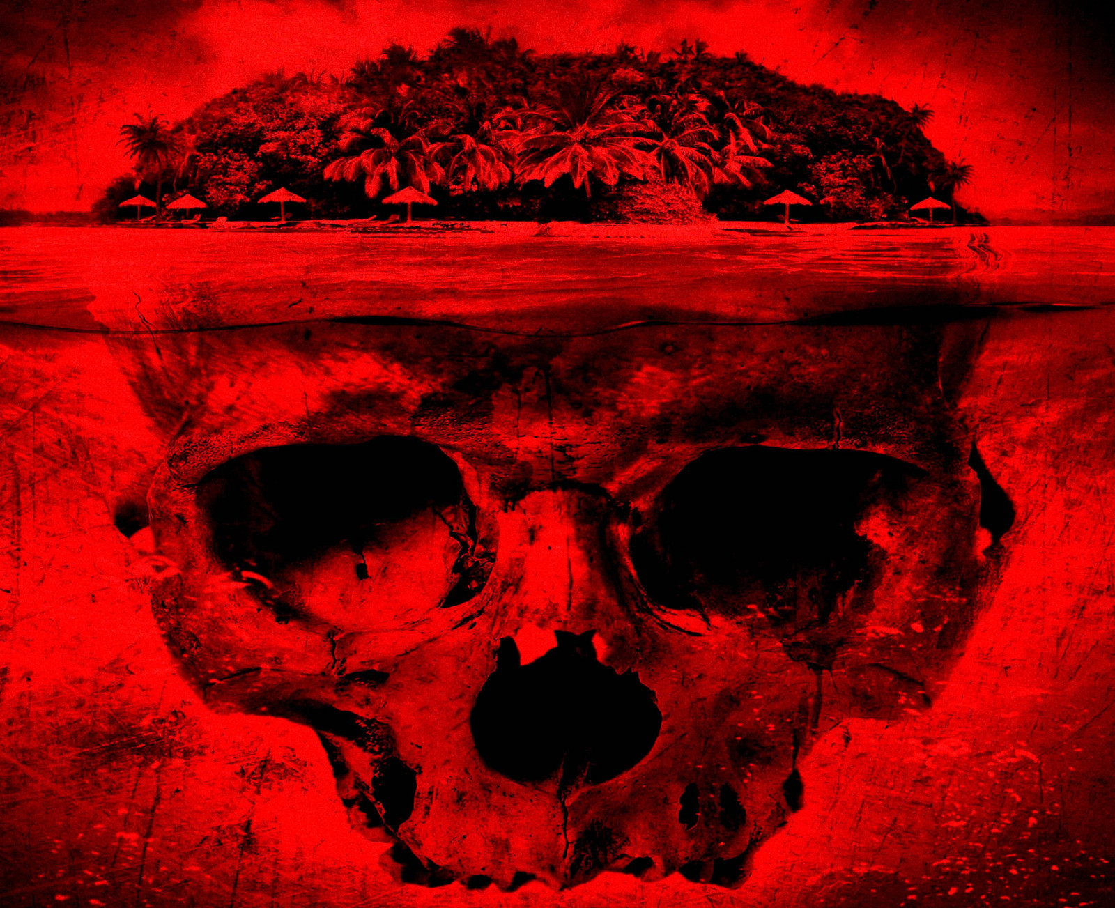 2700x2200 px, cabine, comédia, Sombrio, febre, Horror, crânio