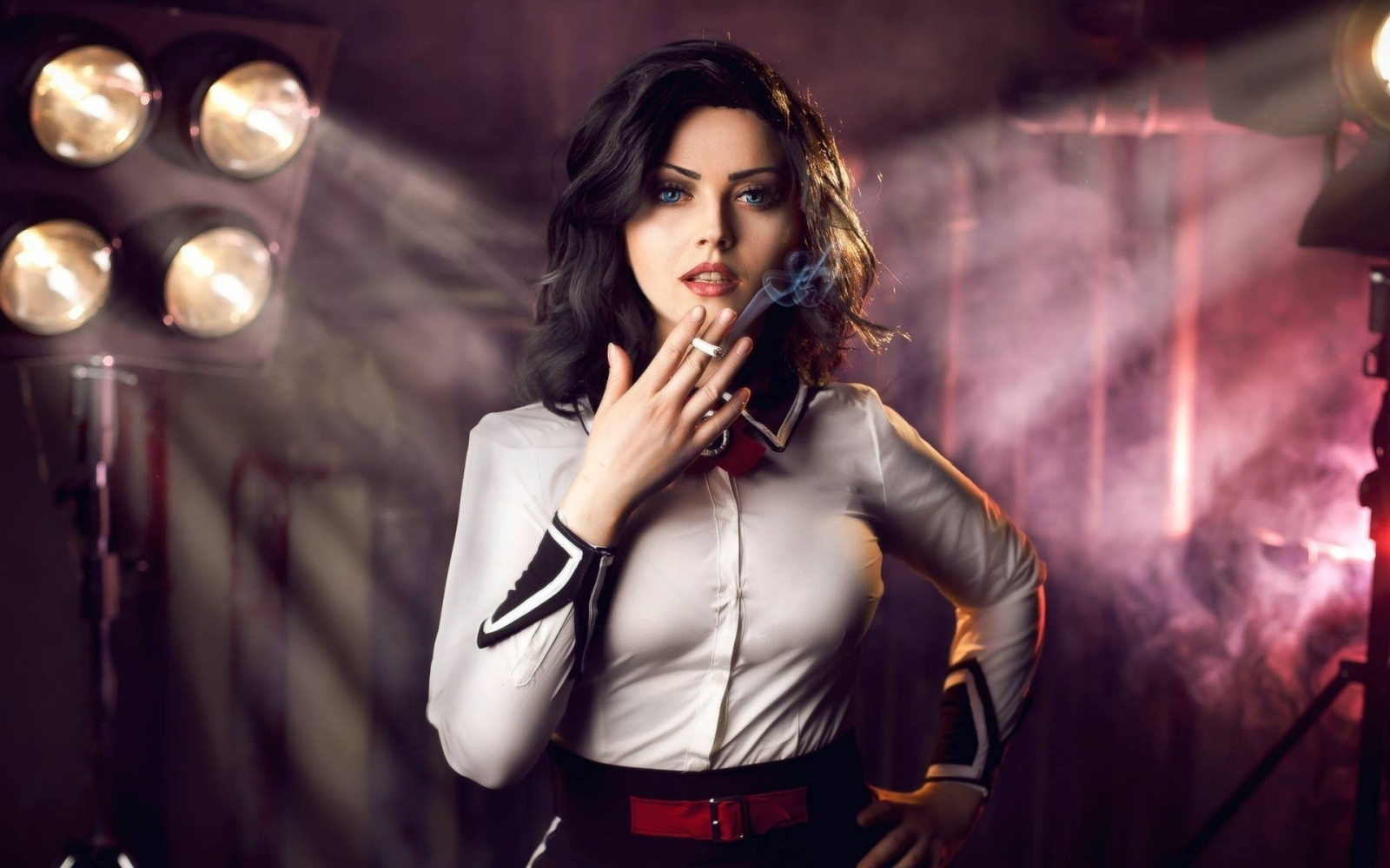 cosplay, hudba, zpěvák, móda, BioShock, Elizabeth BioShock, BioShock Infinite, zpěv, představení, fáze, koncert