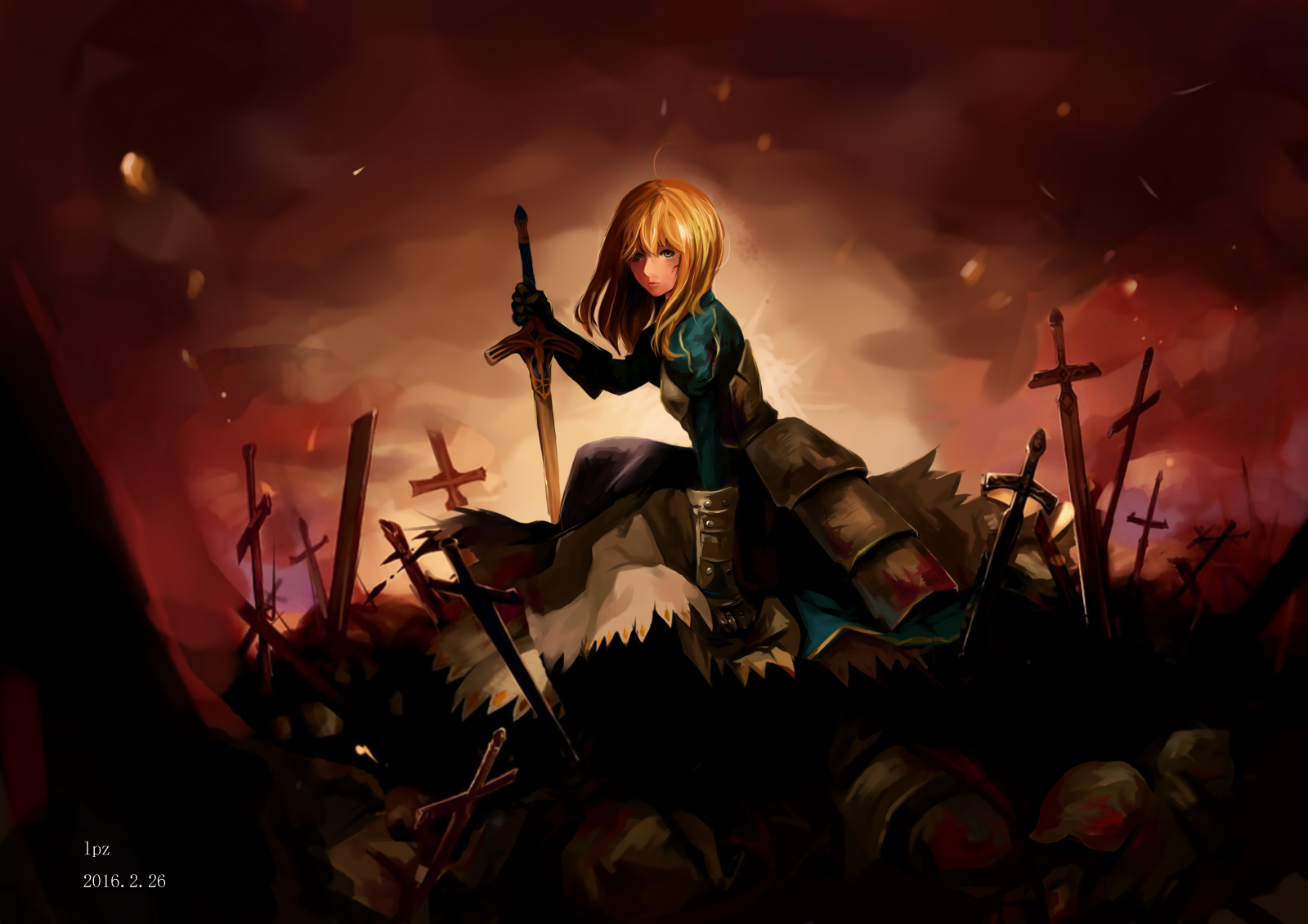 วอลเปเปอร์ : Fate Zero, นักรบ 3507x2480 - youfeedme - 1381927 - วอลเป ...