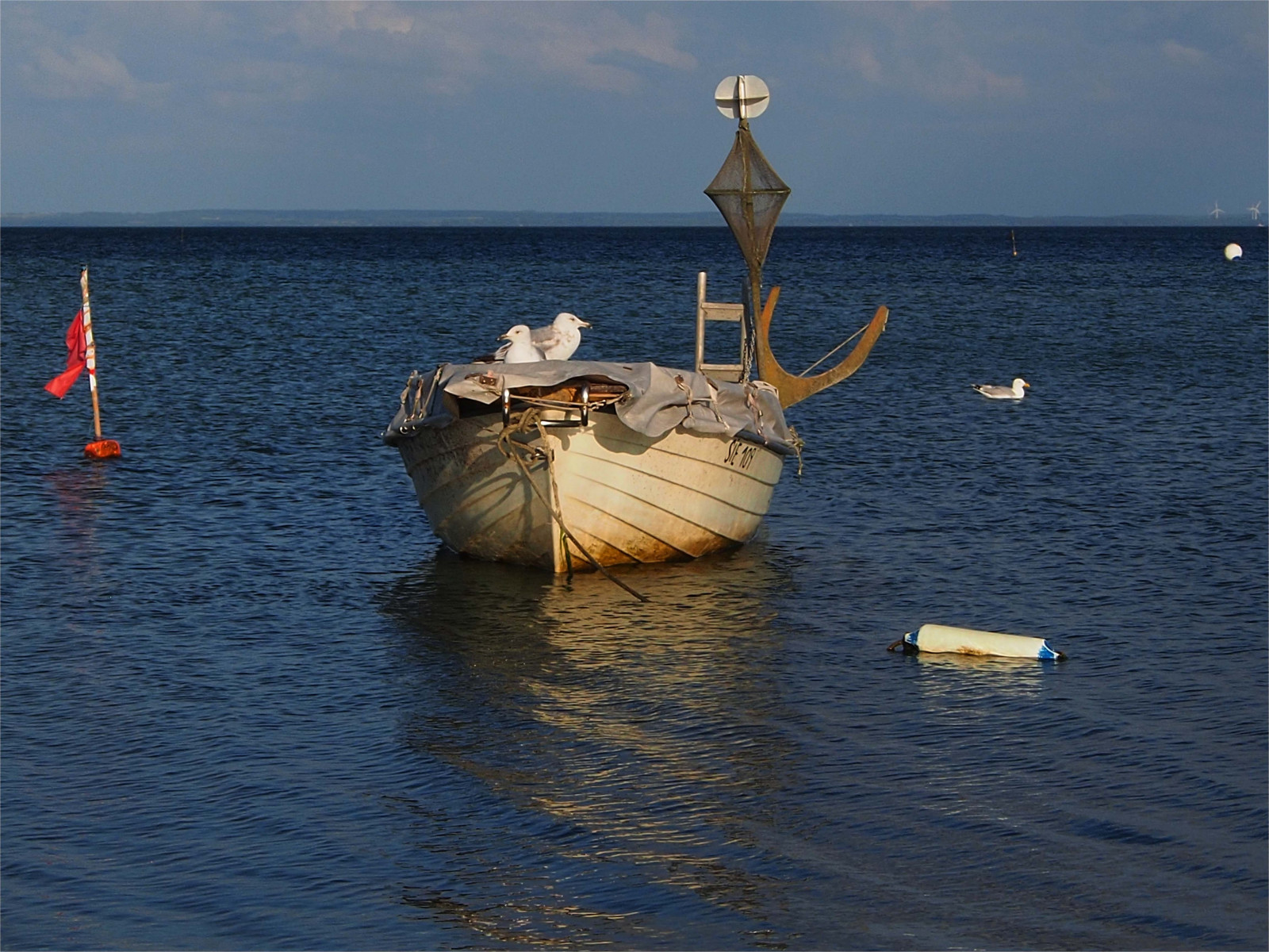 loď, loď, moře, záliv, voda, pobřeží, vozidlo, pláž, Německo, pobřeží, Racků, pelerína, 2014, oceán, odrazy, deutschland, plavidlo, Ostsee, wasser, vogel, bota, lodičky, spiegelungen, ostseeleuchte, Baltské moře, Sierksdorf, plavidla veslování, m wen