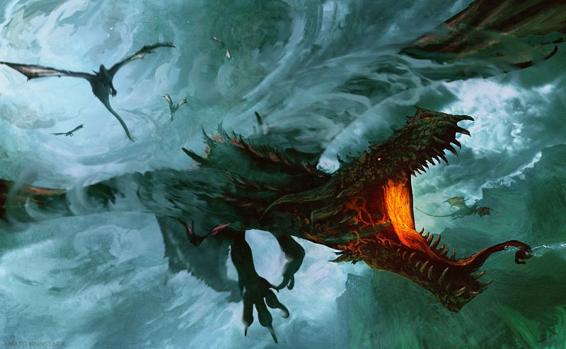 artwork, ArtStation, draak, fantasy art, schepsel artwork, ArtStation, draak, fantasy art, schepsel