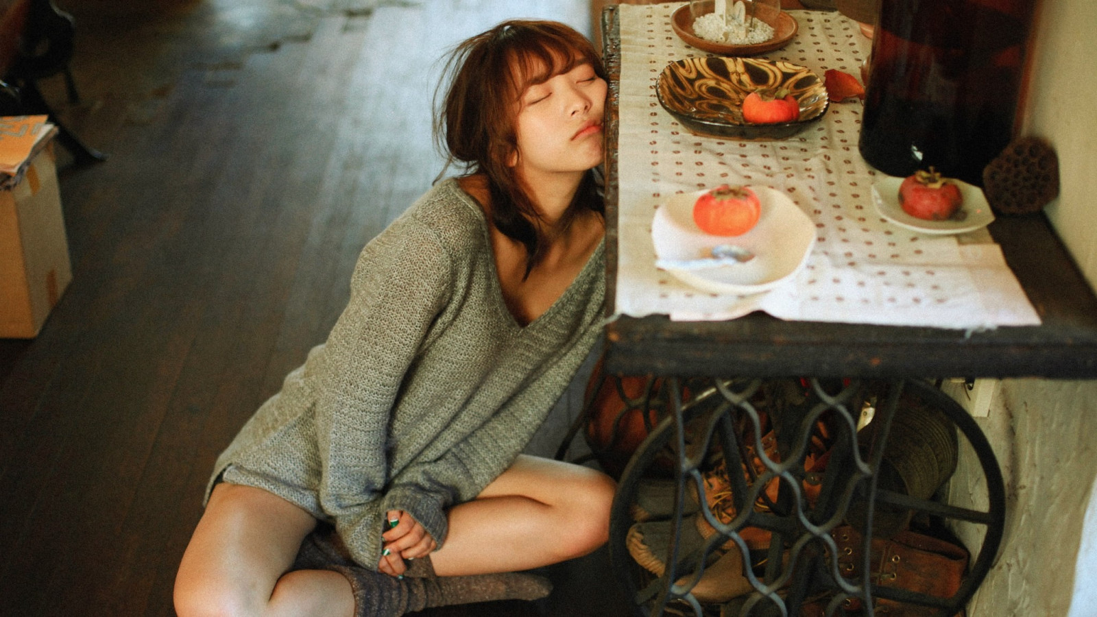 lidé, ženy, asijský, Rotta, tomel, UMĚNÍ