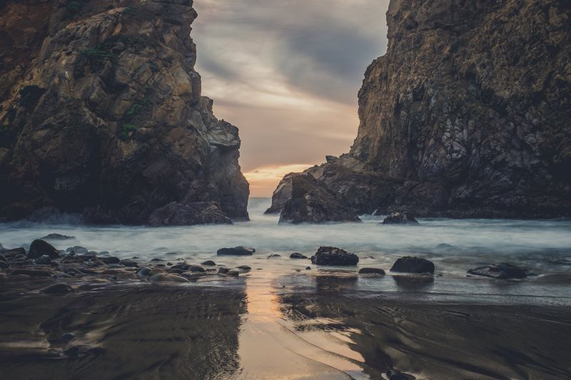 paesaggio,mare,baia,acqua,roccia,natura