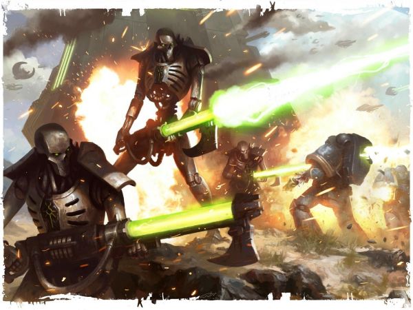 Warhammer 40 000, space marines, Ultramarines, Toy, machine, Necrons