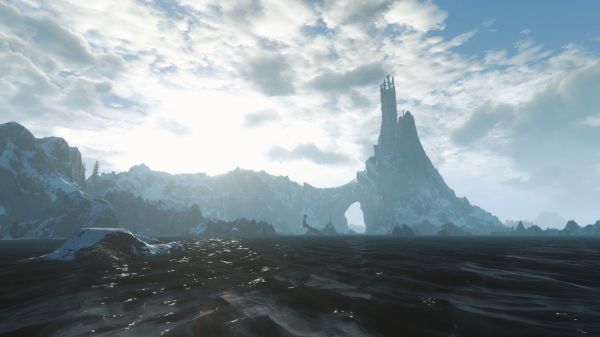 tower,The Witcher 3 Wild Hunt,PC gaming,screen shot,Skellige,rocks