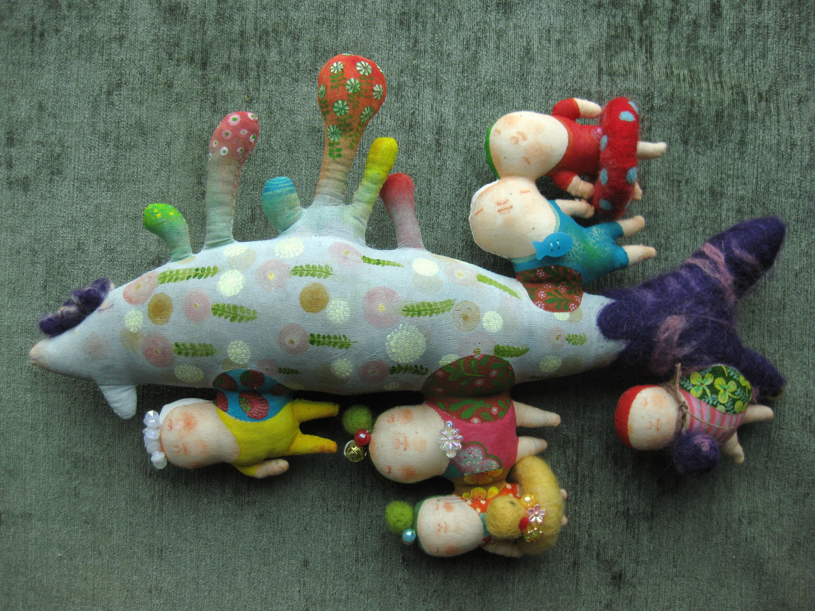 Ryba, UMĚNÍ, Hračka, řemeslo, malí lidé, hong