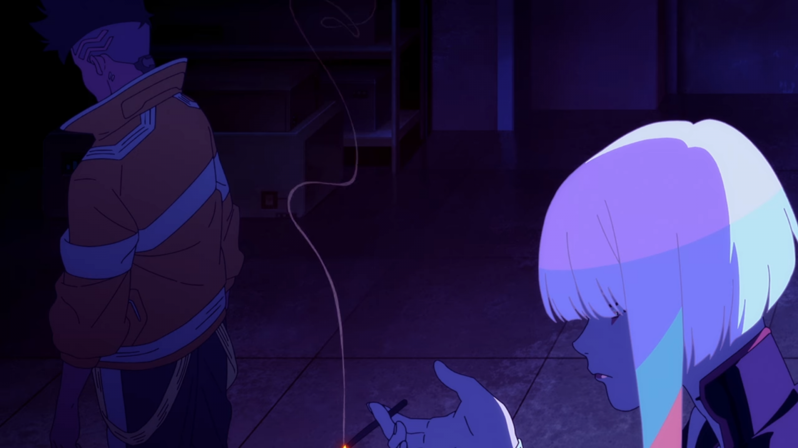 壁纸 Cyberpunk edgerunners, lucy edgerunners 1920x1080 Sh4mblz