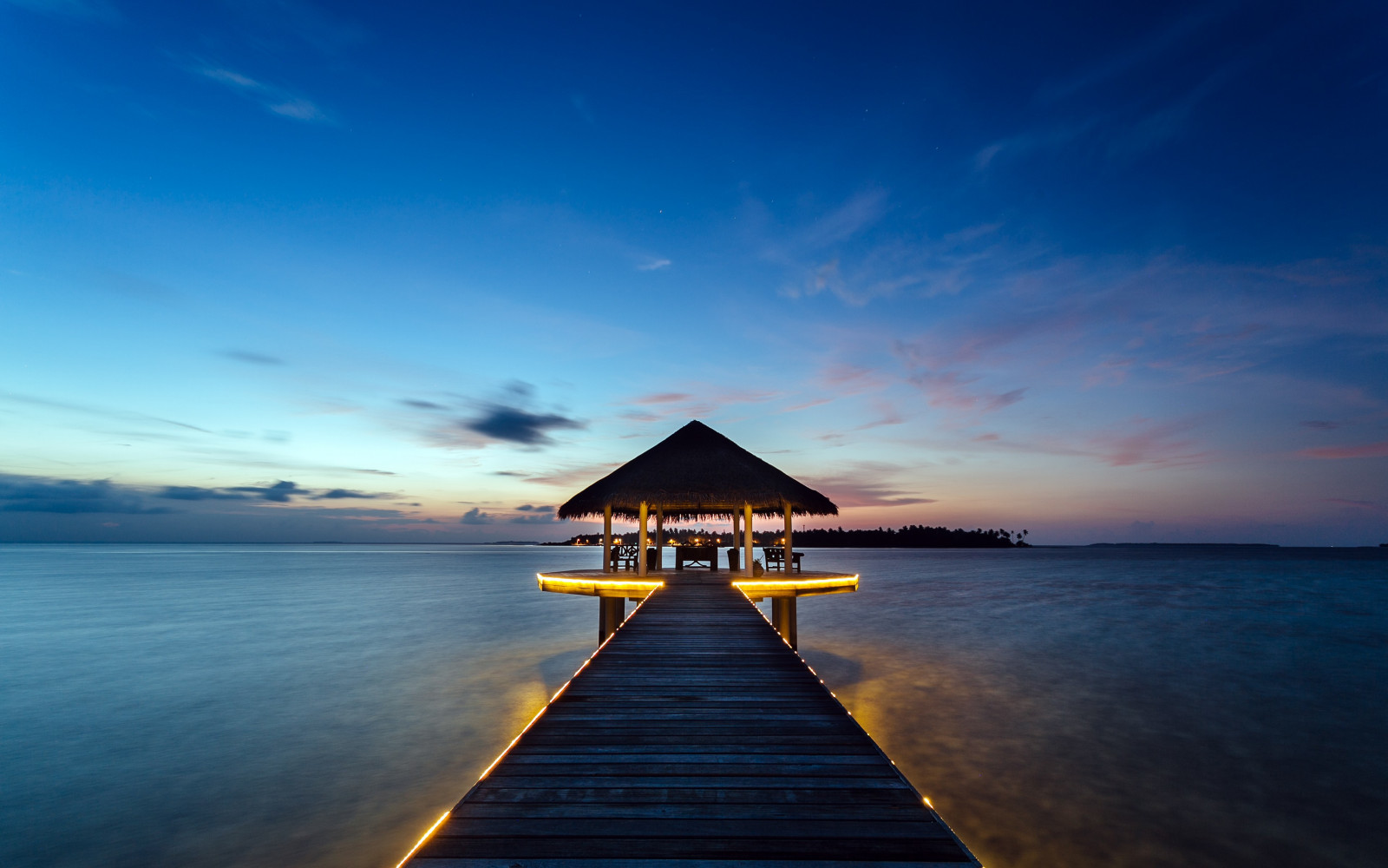 luce del sole, tramonto, mare, baia, puntellare, riflessione, cielo, spiaggia, Alba, blu, sera, mattina, costa, orizzonte, isola, mantellina, molo, crepuscolo, gazebo, nube, alba, oceano, 3840x2400 px, sfondo del computer