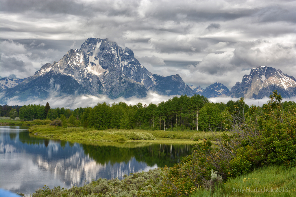 stromy, krajina, jezero, Příroda, odraz, mraky, bouřka, národní park, letní, fjord, údolí, divočina, Alpy, plošina, hřbet, mrak, mlha, hora, louka, scénický, pleso, vysočina, gtnp, jezero, horských reliéf, landform, geografický rys, ekosystém, pohoří, klesl, grandtetonnationalpark