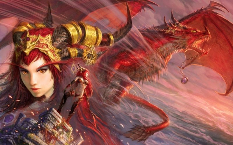 Alexstraza, drake, World of Warcraft, 1440x900 px Alexstraza, drake, World of Warcraft, 1440x900 px