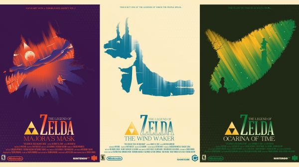 illustration, video games, The Legend of Zelda, collage, text, graphic design