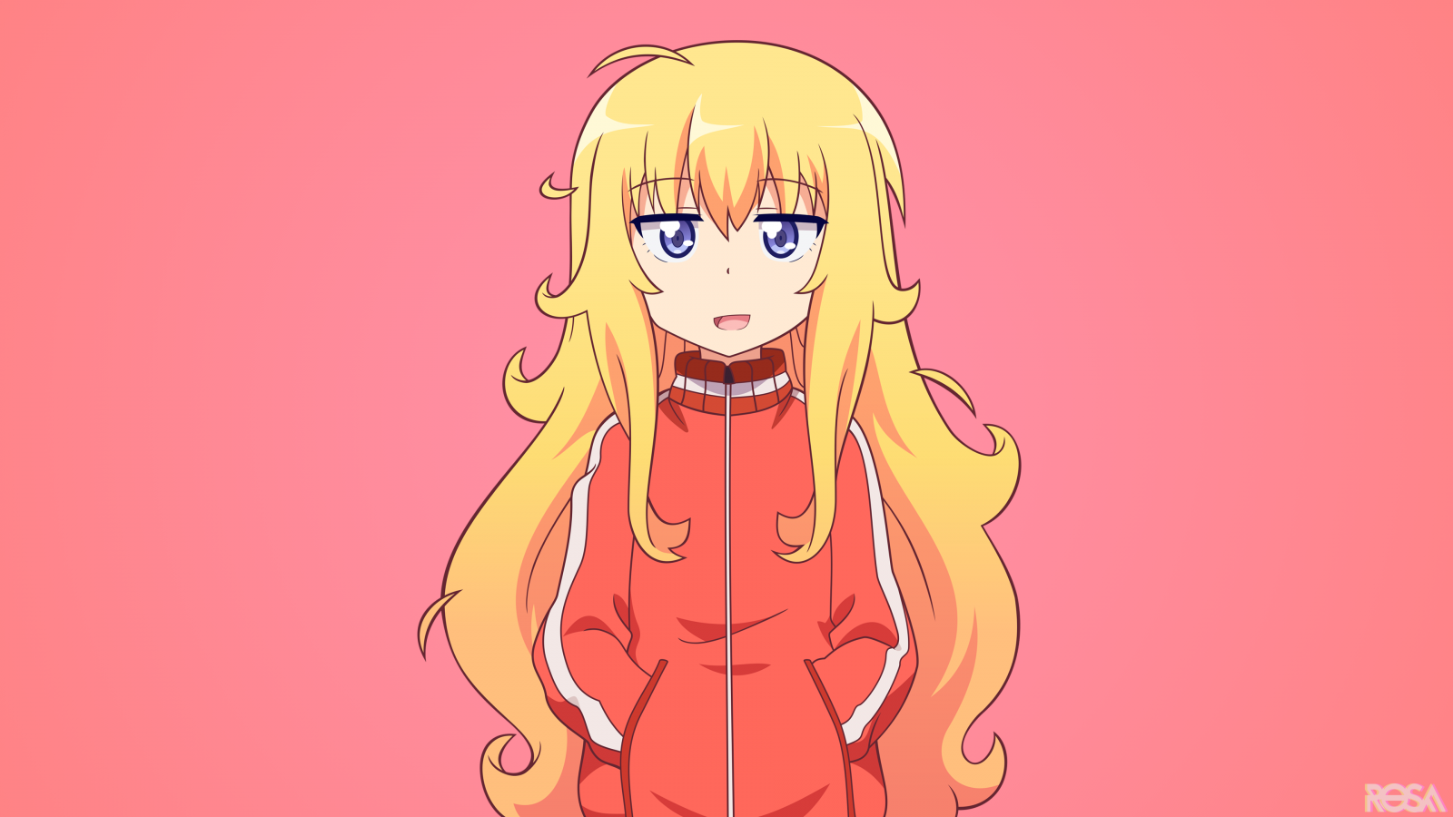 tvář, výkres, ilustrace, anime, anime dívky, kreslená pohádka, Gabriel Dropout, Gabriel White Tenma, pusa, hlava, ruka, skica, mangaka