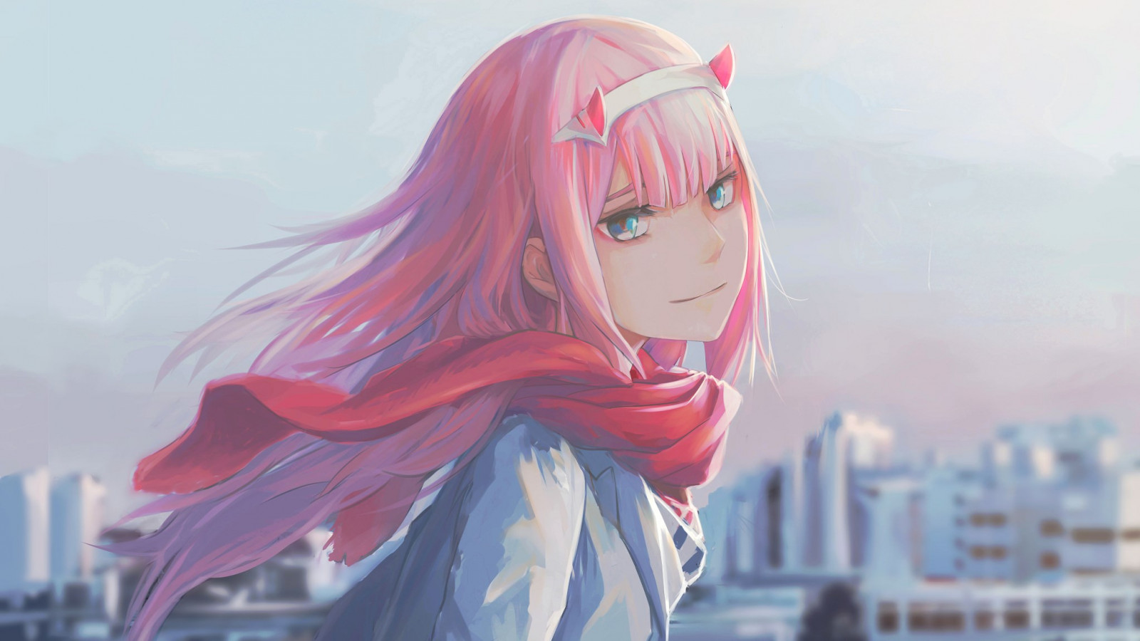  Wallpaper  anime  girls Zero  Two  Zero  Two  Darling in the 