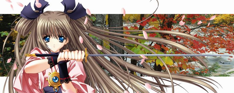 anime,2560x1024 px,anime lányok,virág,kosztüm,screenshot