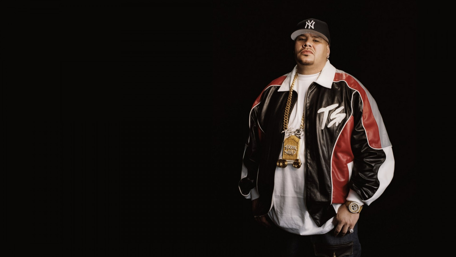 Wallpaper fat joe, man, jacket, watches, cap 1920x1080 744204