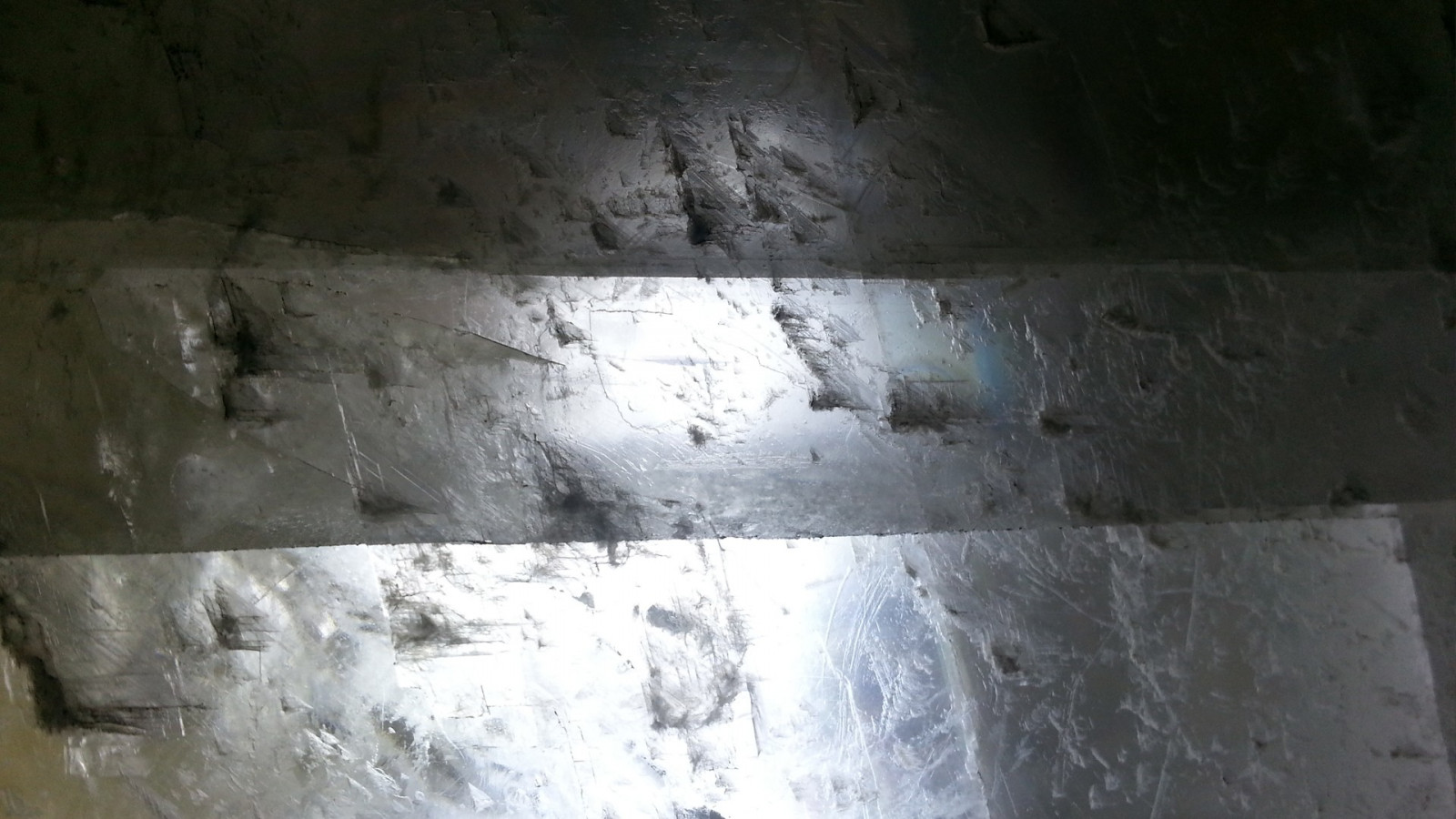 černobílý, abstraktní, stěna, umělecká díla, led, textura, zmrazení