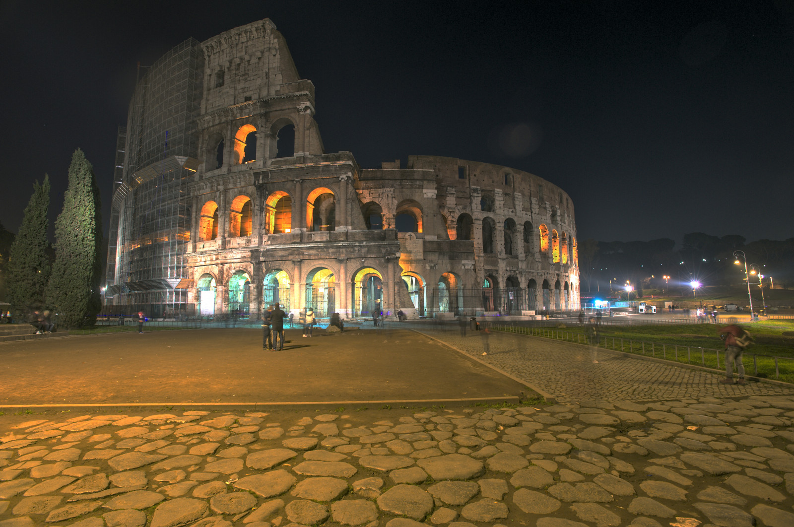 Point De Rome Fond d'écran : paysage, nuit, architecture, bâtiment, ciel, soir, HDR ...