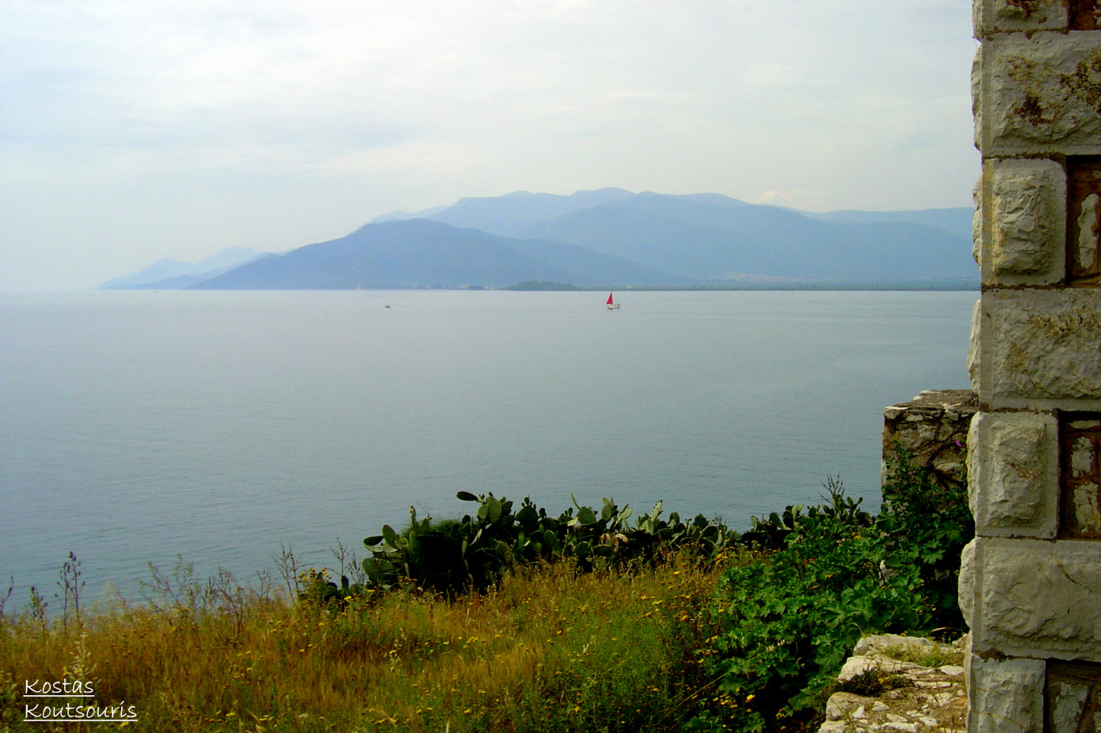 blu, mare, cactus, montagna, paesaggio marino, vista, tranquillità, Grecia, Serenità, Astros, 1o giovedì, Barca a motore, Senza limiti