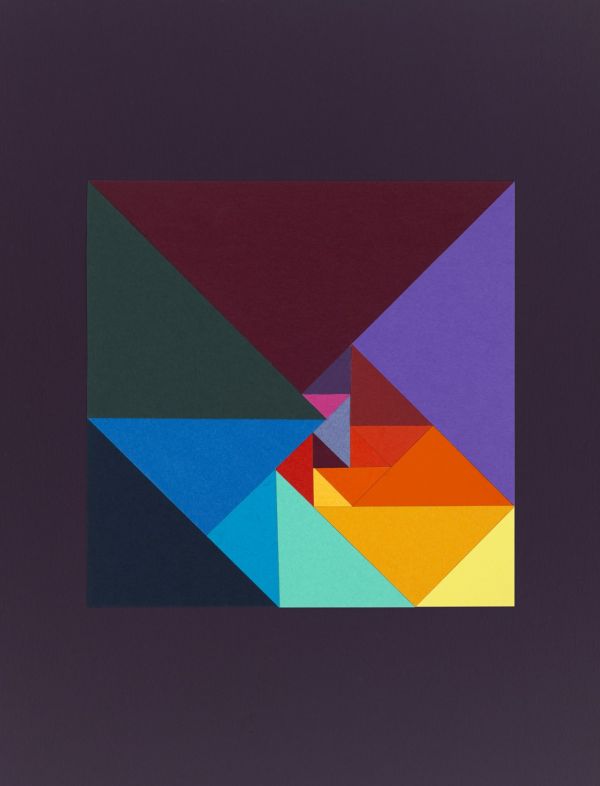 illustration, digital art, minimalism, symmetry, flag, triangle