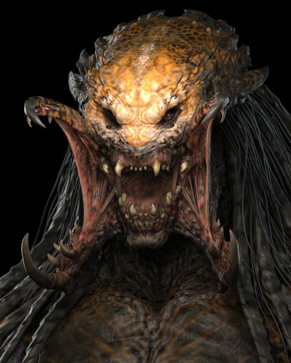 artwork,science fiction,creature,horror,predator creature