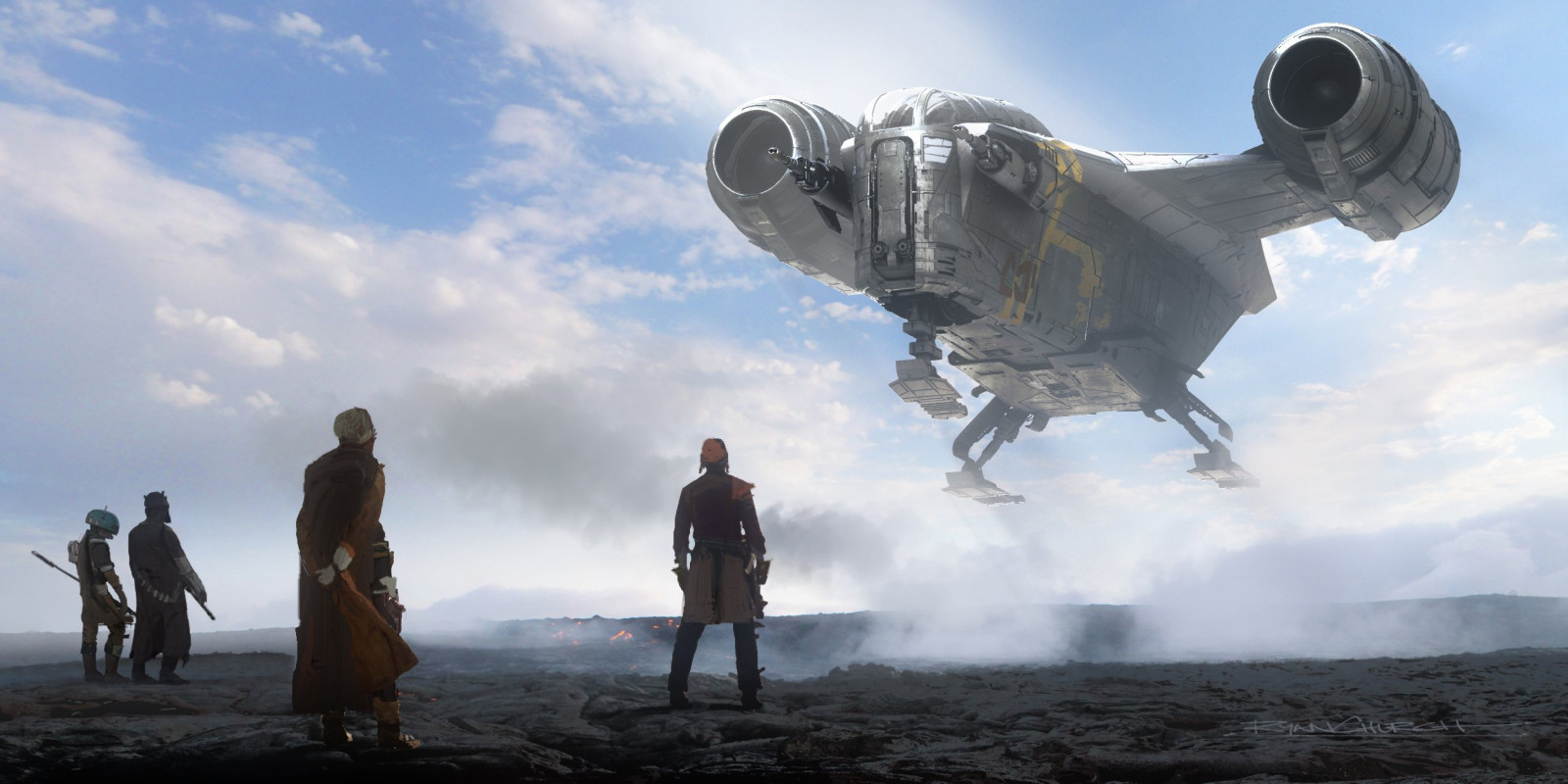 Hvězdné války, The Mandalorian, televizní seriál, Koncepce umění