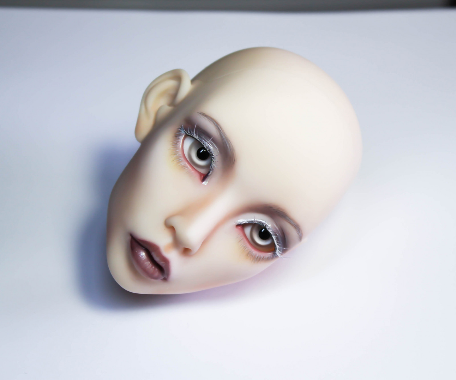 Wallpaper face, makeup, doll, head, girls, eye, lip, bjd, eyebrow