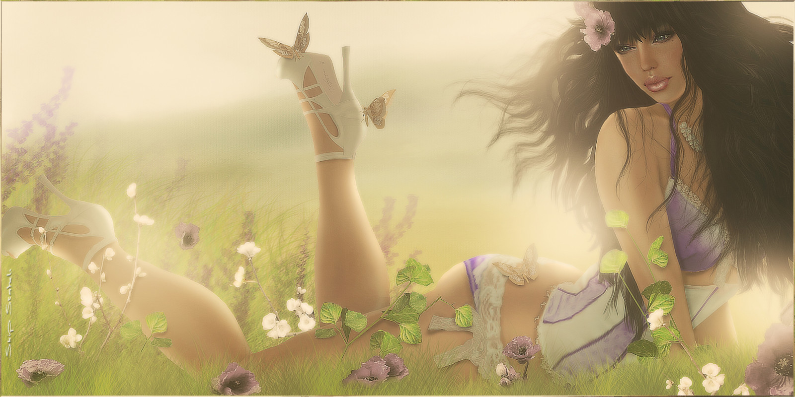 ilustrace, anime, Pixelů, život, spodní prádlo, jaro, soubor, Nový, květ, sexy, SL, Ó, druhý, reklama, Snímek obrazovky, blacklace, Gracie, přeskočit, Simons, Mariska, prims, Staheli