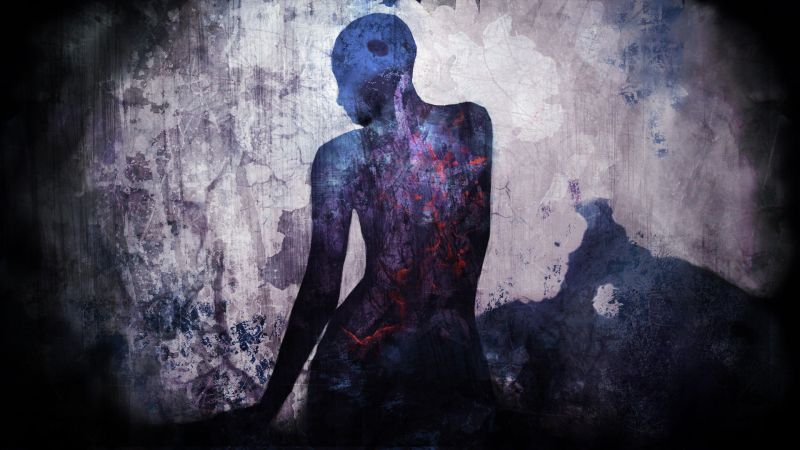 abstract, spooky, artwork, ART, blue, color abstract, spooky, artwork, ART, blue, color